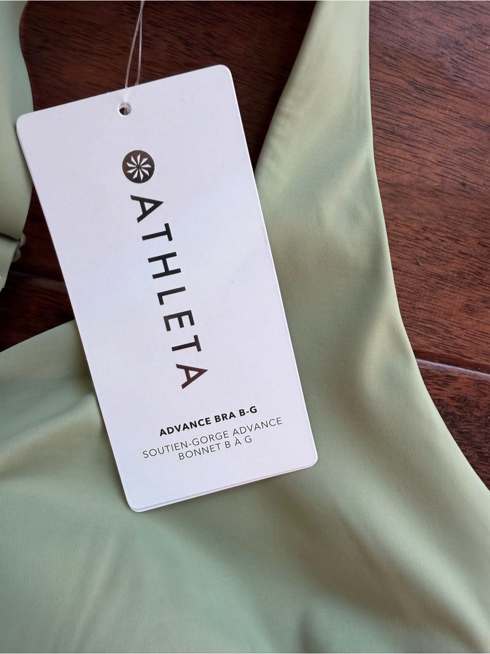 Athleta Advance Bra in Light Sage 40DD